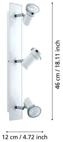 Eglo 95994 - LED Fürdőszobai lámpa TAMARA 1 3xGU10-LED/3,3W/230V