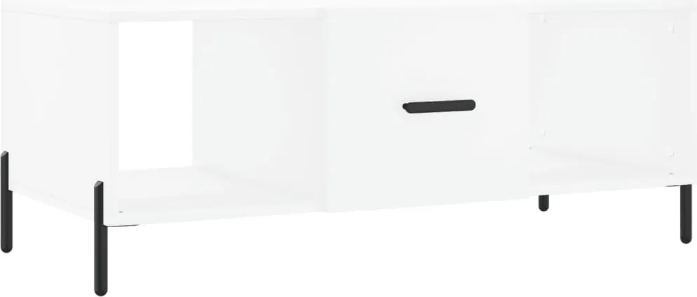 vidaXL fehér szerelt fa dohányzóasztal 102 x 50 x 40 cm