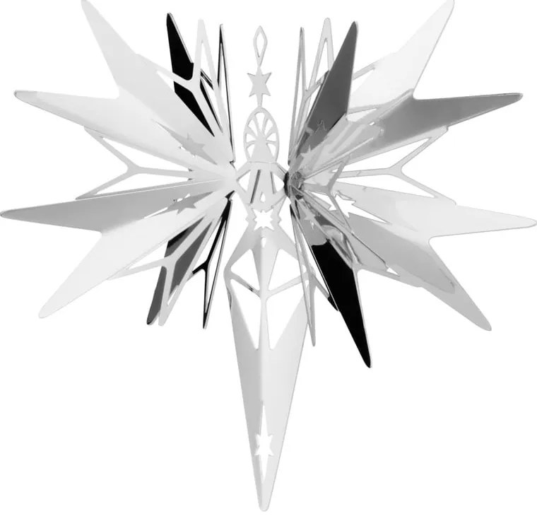 Christmas Angel ezüstszínű karácsonyi függődísz - Kähler Design