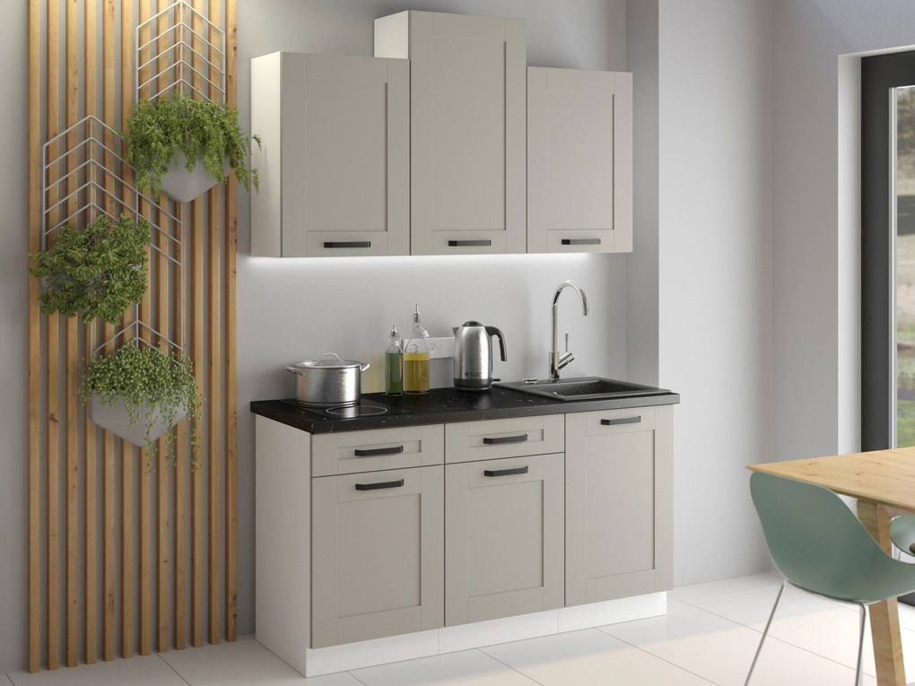 Felső konyhaszekrény Lucid 60 GU 36 1F (claygrey + fehér). Akció -6%. 1045450