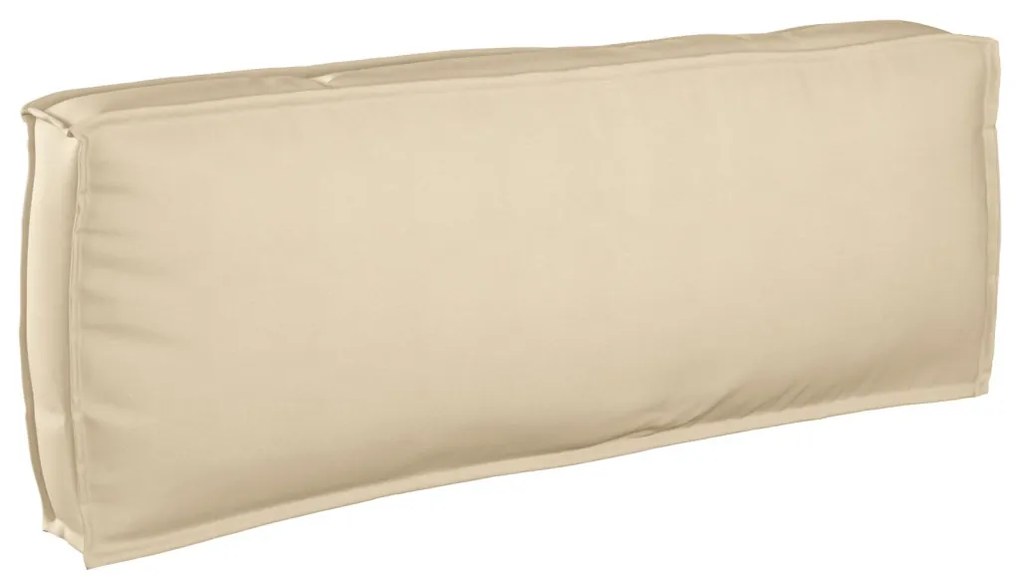 Raklap párna háttámlához Bézs 120 x 40 x 12 cm Oxford szövet