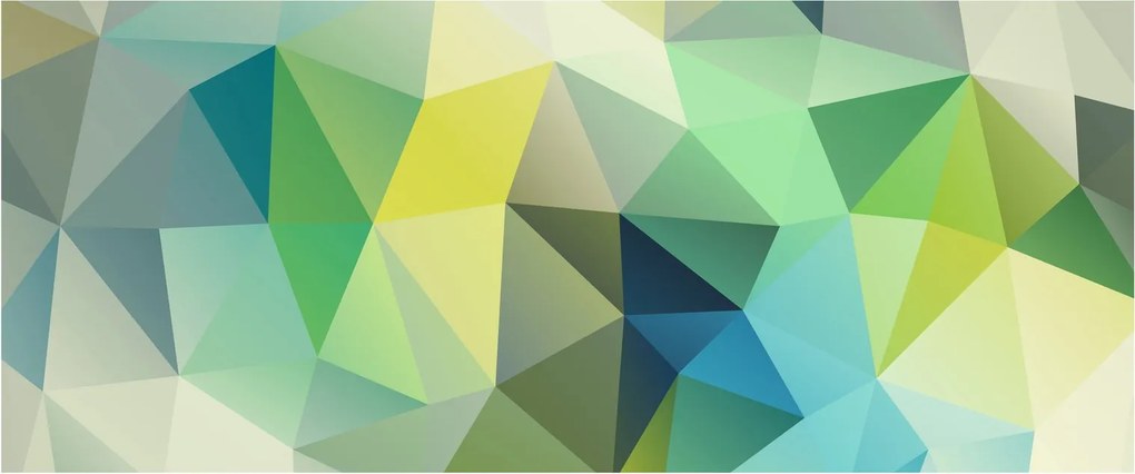 A geometriai absztrakció képe (120x50 cm)