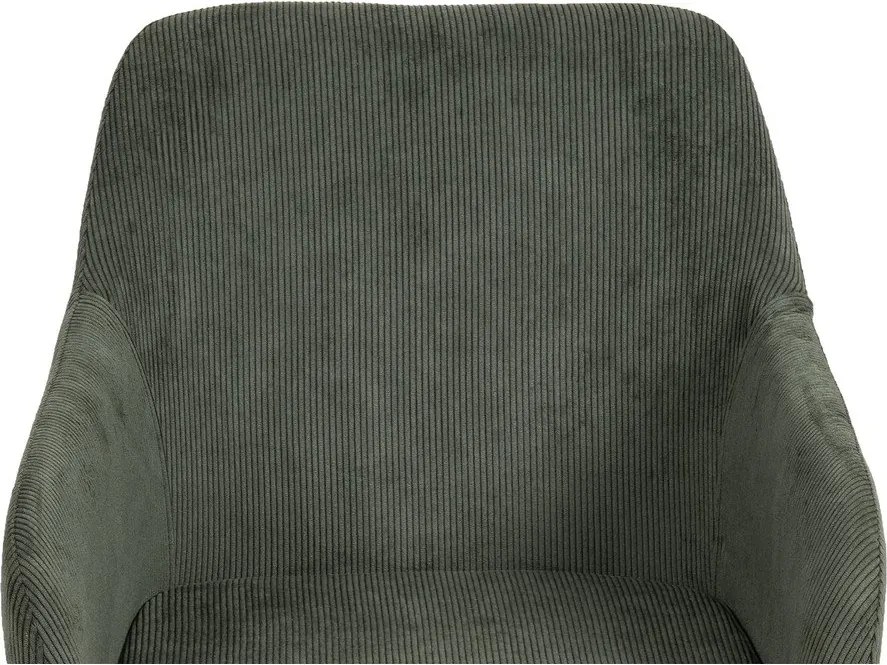 Zöld kárpitozott étkezőfotel Lunio – Bonami Essentials