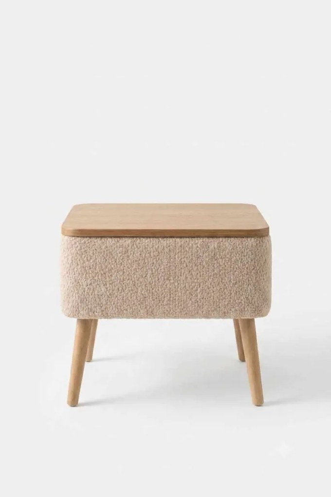 Nivo éjjeliszekrény, bézs, 45 cm