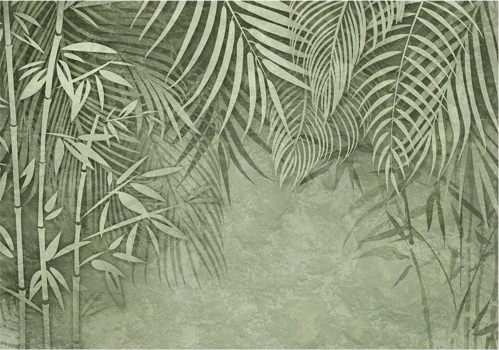 Fotótapéta Flizelin Dekoratív az irodába Bambusz paradicsom 208x146 Ragasztó