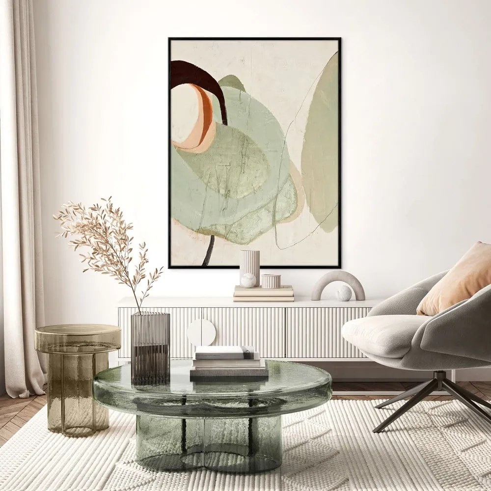 Kézzel festett kép 90x120 cm Moon Rock – Malerifabrikken