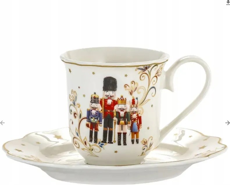 Karácsonyi eszpresszó csészék kétszemélyes szett 2 db-os