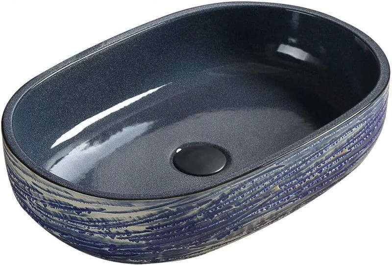 Mexen Alita felülszerelhető mosdó 58 x 39 cm, kék - 22045866