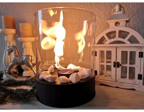 Planika Chantico Glassfire - BIO kandalló 36,1x25,1 cm 2,5kW