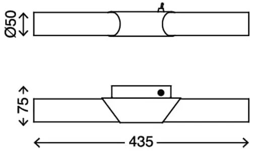 Briloner 2125-022 - Tükörmegvilágítás SPLASH 2xE14/40W/230V