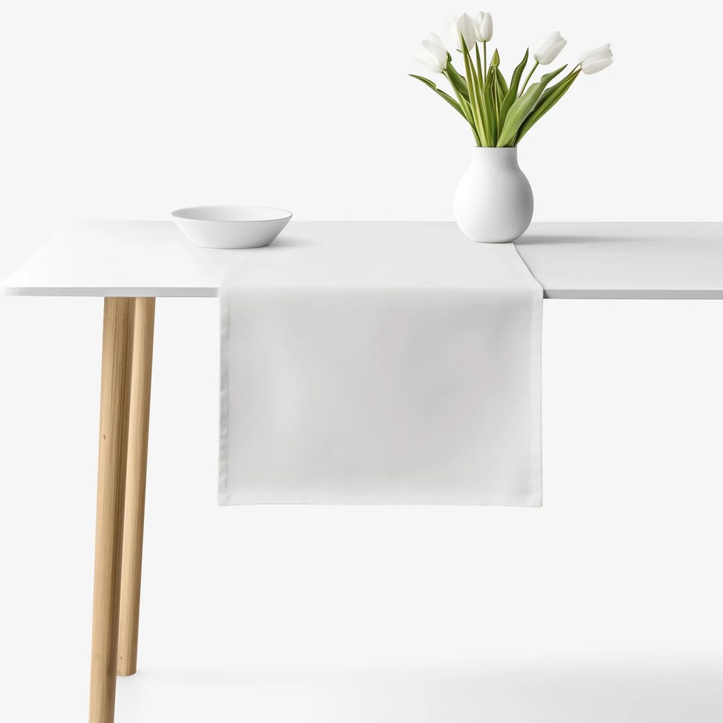 Goldea pamut asztali futó - világosszürke 50x120 cm