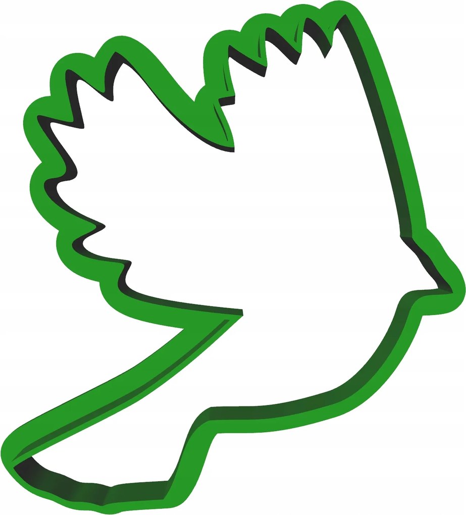 Forma Lyukasztó Sütemény- és Mézeskalácsvágó Madár 8cm