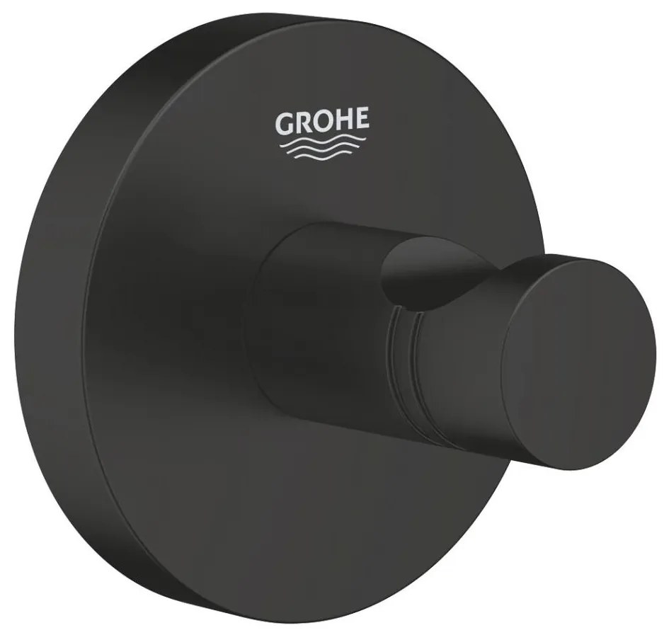 GROHE 411732430 - START fürdőköpeny akasztó, fekete