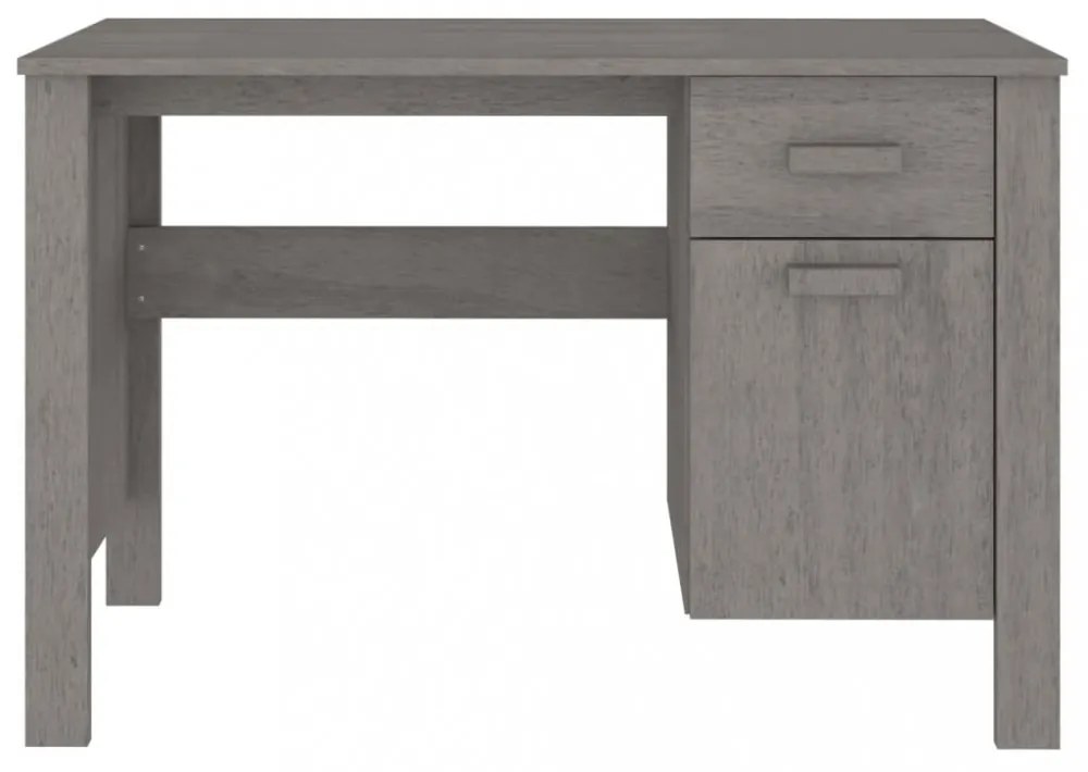 HAMAR világosszürke tömör fenyőfa íróasztal 113 x 50 x 75 cm