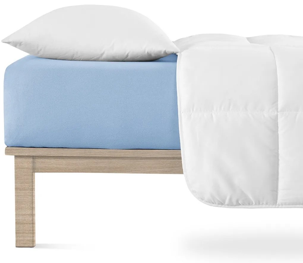 4Home jersey lepedő Luxury kék , 90 x 200 cm, 90 x 200 cm