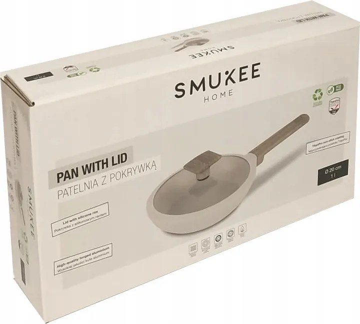 TitanPro hagyományos Smukee serpenyő 20 cm non-stick (tapadásmentes)