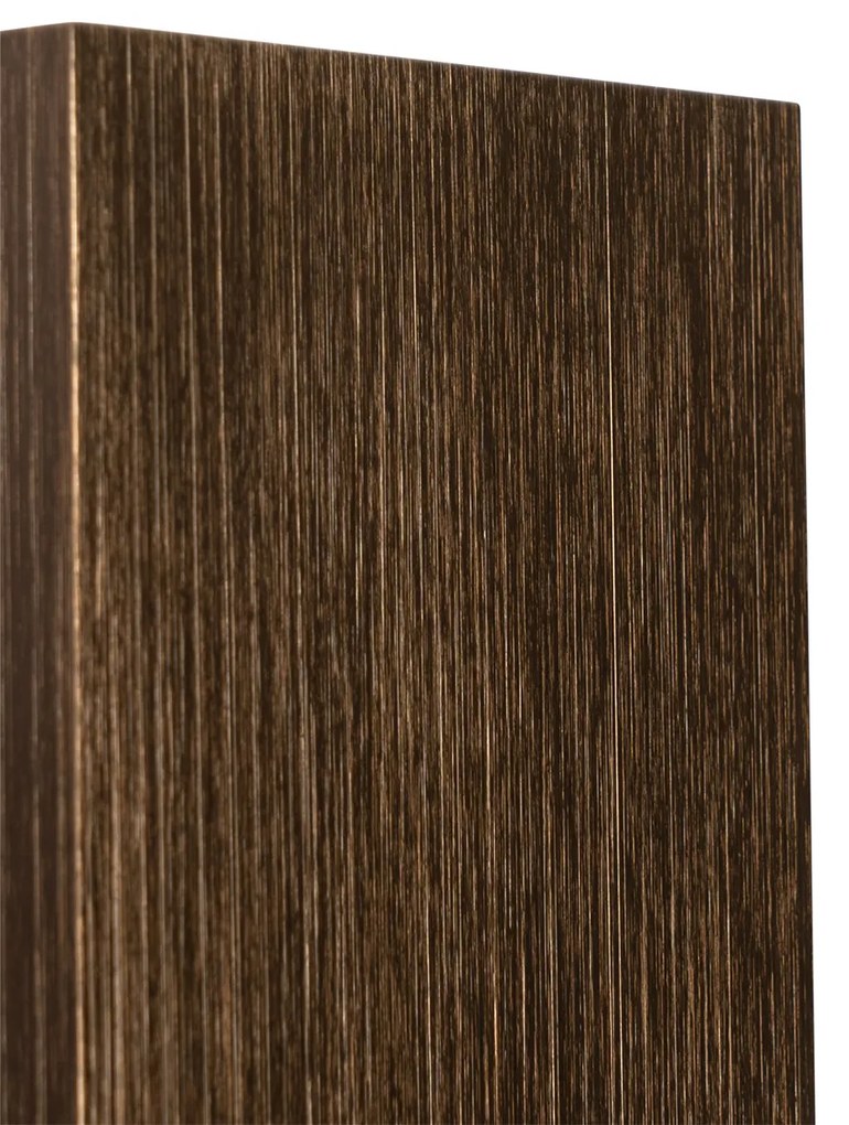 Modern fali lámpa sötét bronz négyzet 2-lámpás - Sandy