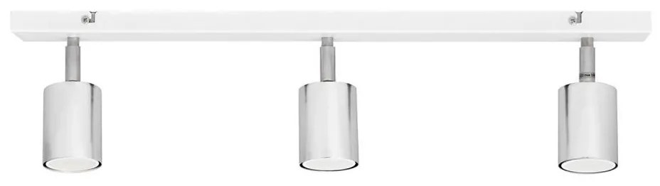 LED Spotlámpa TUNE 3xGU10/4,8W/230V matt króm/fehér