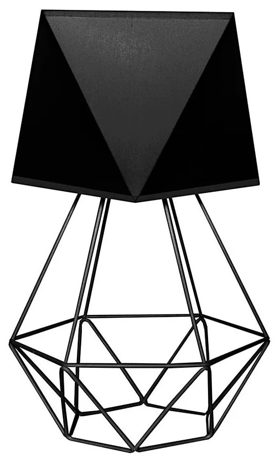 Asztali lámpa ADAMANT LARGE 1xE27/15W/230V fekete