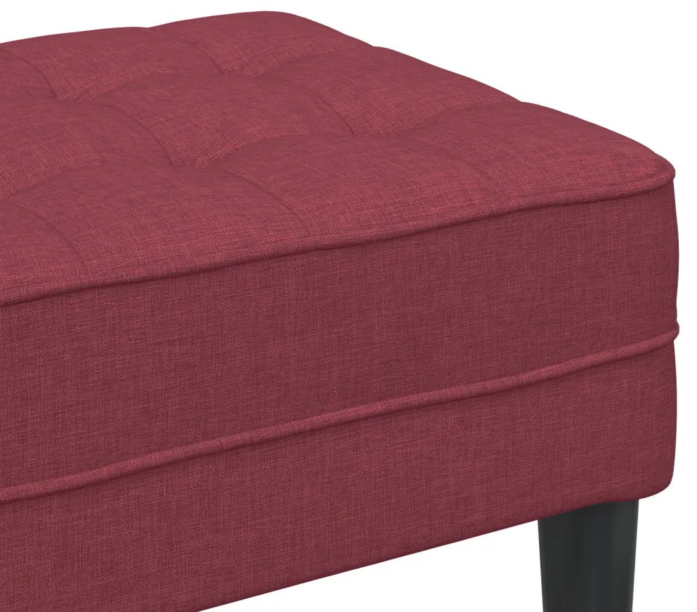 Pad Borvörös 113x57x39 cm Szövet