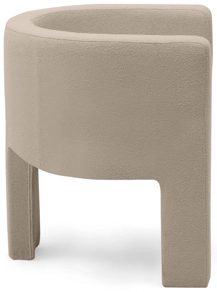 Bézs design szék MILU