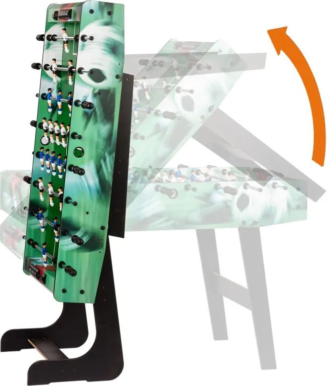 GamesPlanet® Csocsóasztal BELFAST Soccer 121 x 101 cm