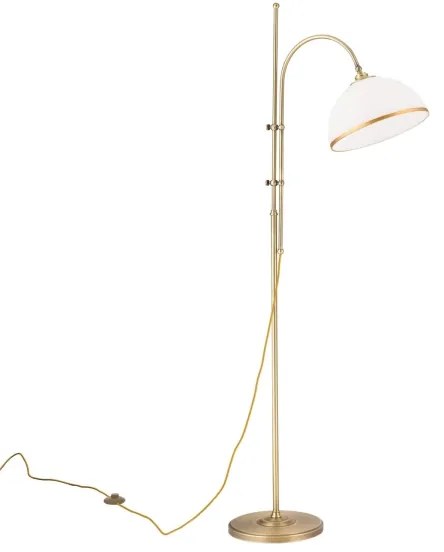 Csereüveg csillárhoz és állólámpához OLD LAMP E27 átm. 30 cm fehér/arany