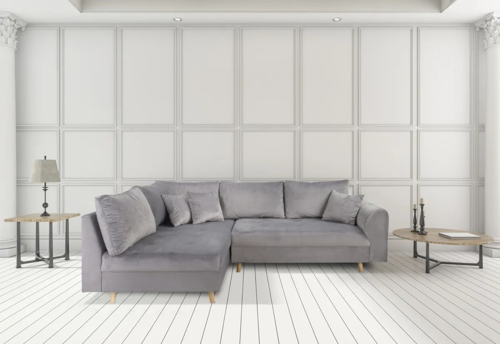 ARISO sarok ülőgarnitúra, 231x81x161, riviera 100, balos