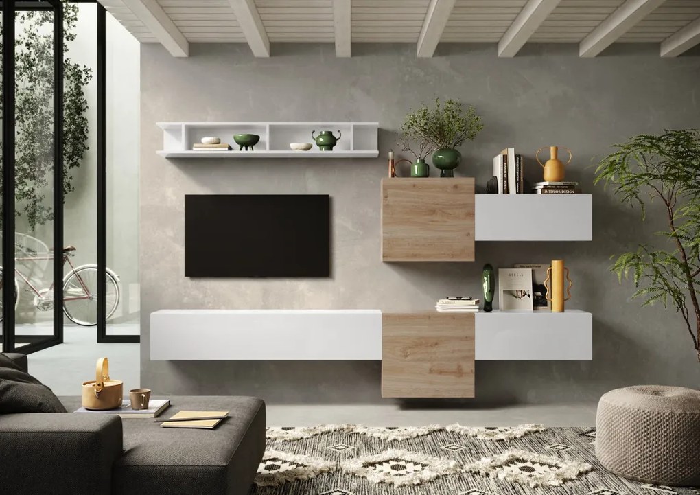 Infinity 2.0 6 db-os szett fehér / Cadiz tölgy