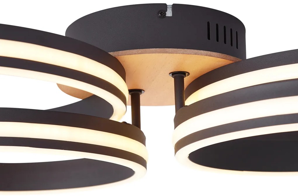 Mennyezeti lámpa fa LED-del 3 lépésben szabályozható 4-lámpás - Navara