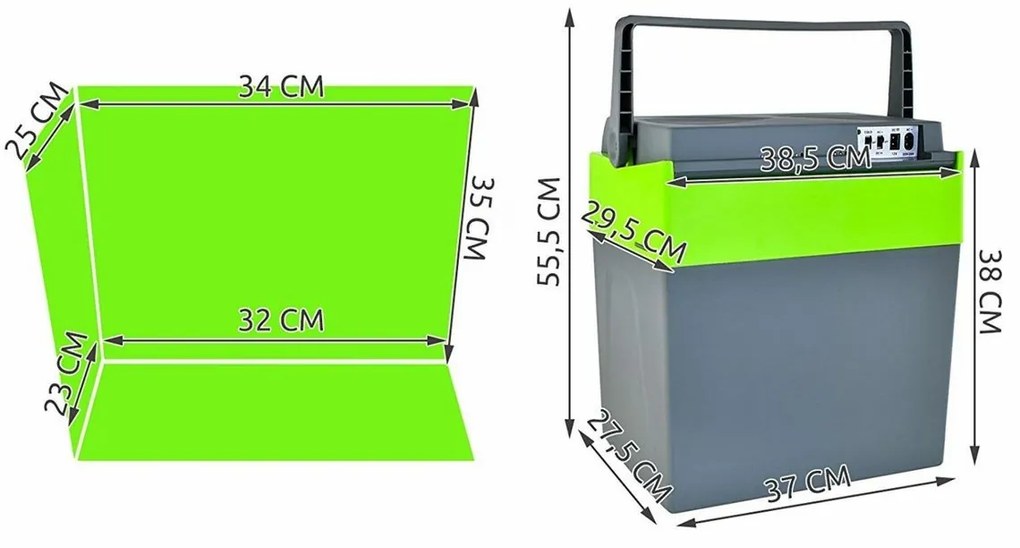 Compass ECO hűtőtáska 30 l, 230 V/12 V