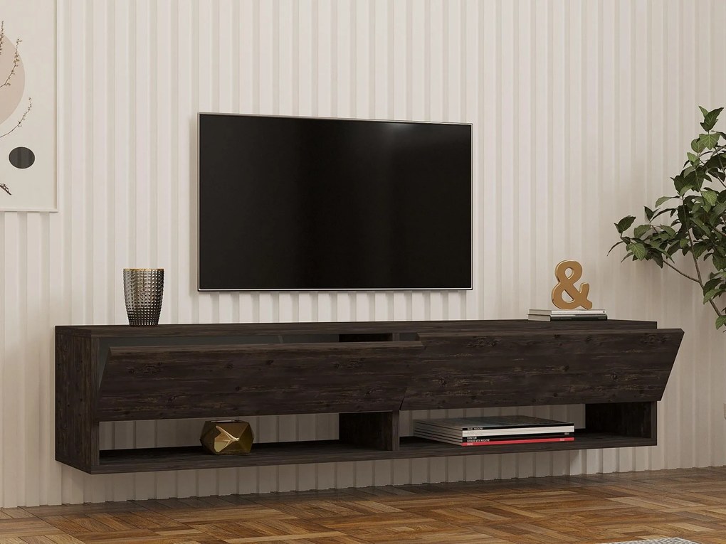 TV asztal/szekrény Sotata (antracit) . Akció -18%. 1095546