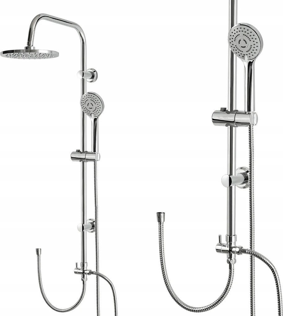 Zuhany Szett Zuhanyoszlop Esőztető Csaptelep Nélkül