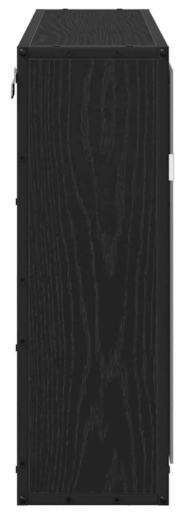 Fürdőszobai tükörszekrény Musta tammi 65 x 20 x 60 cm Faanyag