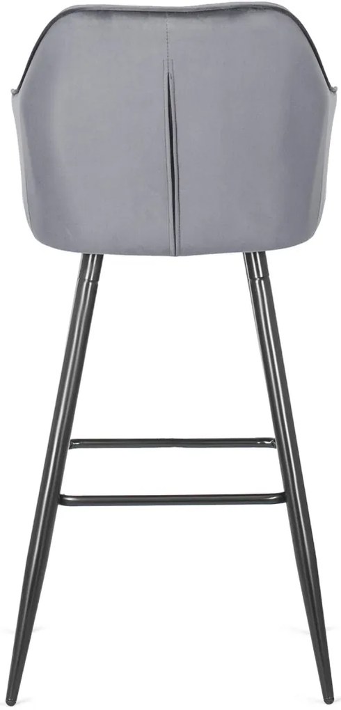 Szürke Bársony Bárszék. SALEM