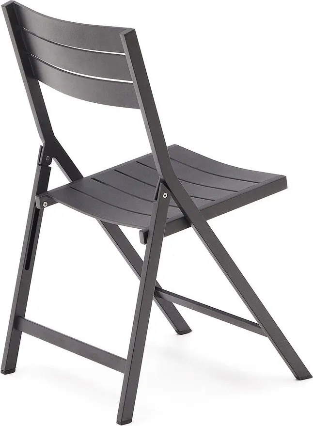 Fekete fém kerti szék Torreta – Kave Home