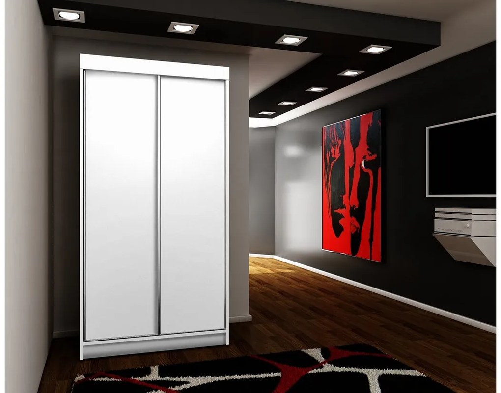 TALIA 25 tolóajtós szekrény, 200x200x62, sonoma tölgy