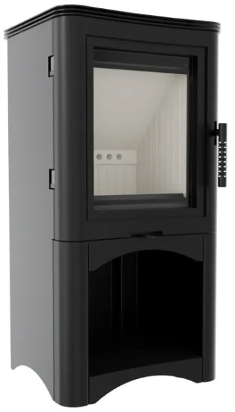 Kratki KOZA/K5/S/W 7kW acél kandalló kályha, 150mm pr.