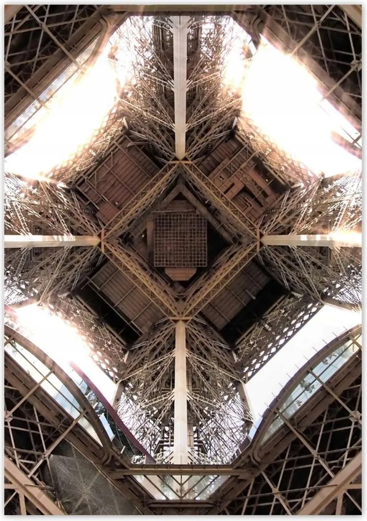 Poszterek 70x100 Eiffel-torony alulról
