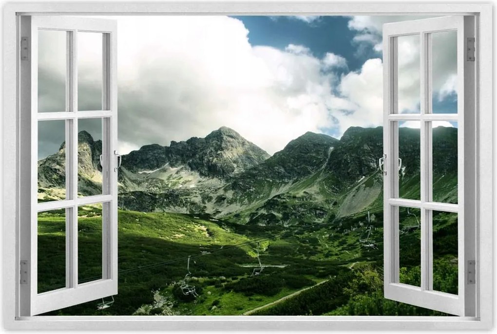 Poszterek 120x80 Tátra Lengyel hegyek Kilátás