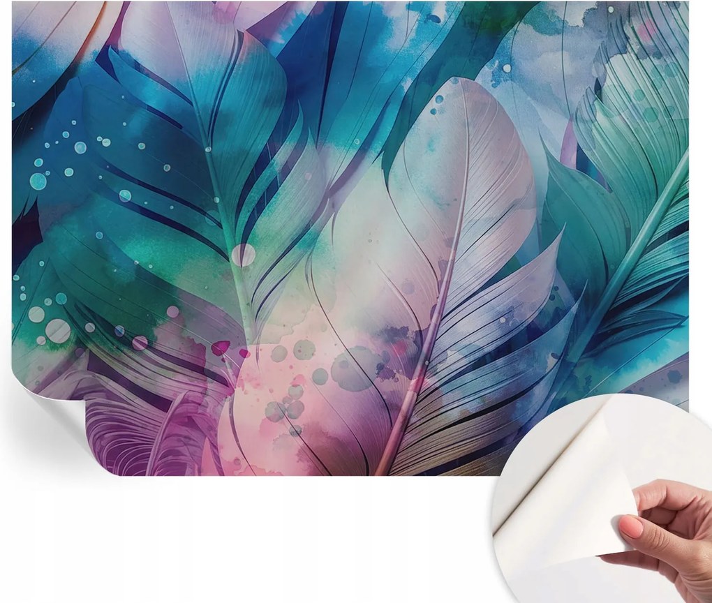 Fotótapéta Fali tapéta Hálószobába és Nappaliba Színes tollak 312x219 cm