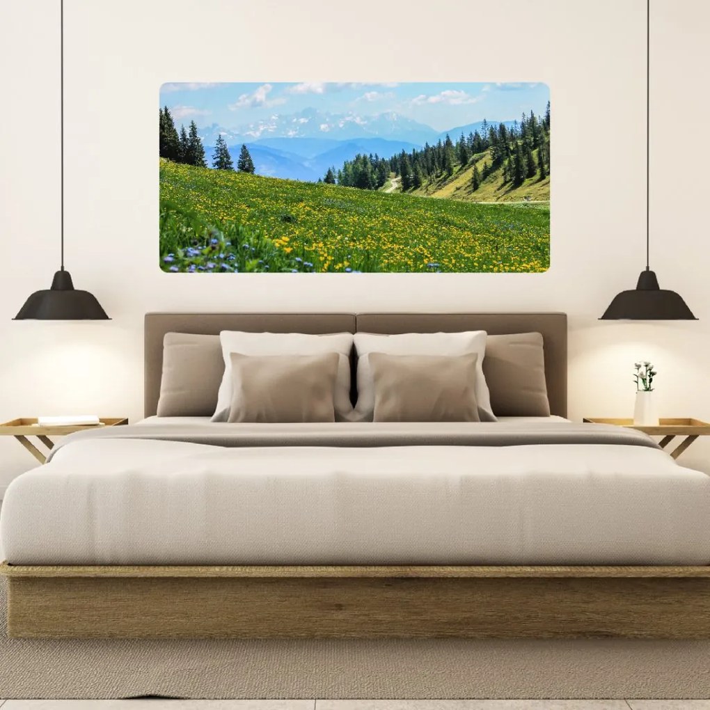 PIPPER. Öntapadós textiltapéta "Hegyi rét"