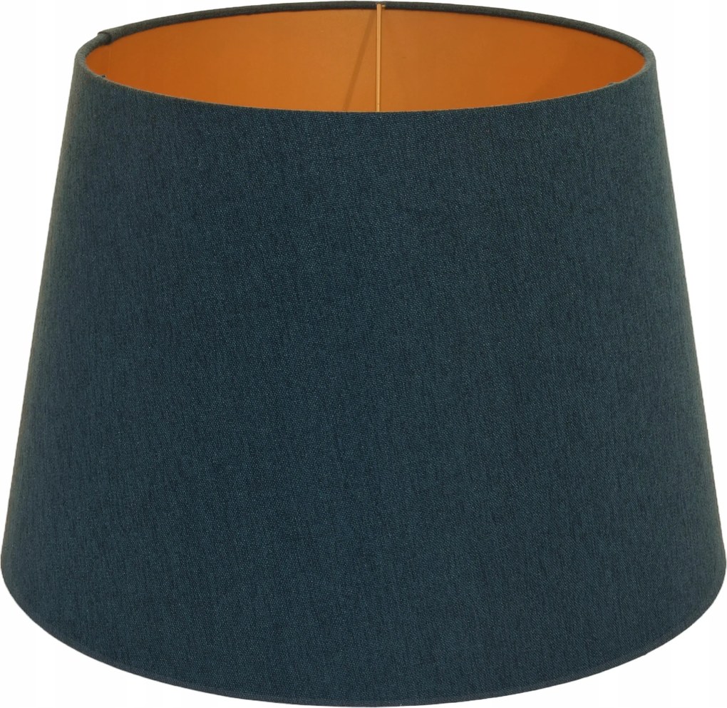 Lámpabúra E27 Kék-Sötét Türkiz+Arany 34x44 H29 Avola