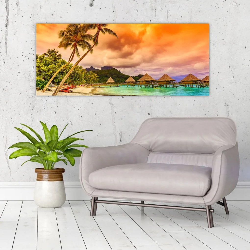 Kép - Bora Bora szigete (120x50 cm)