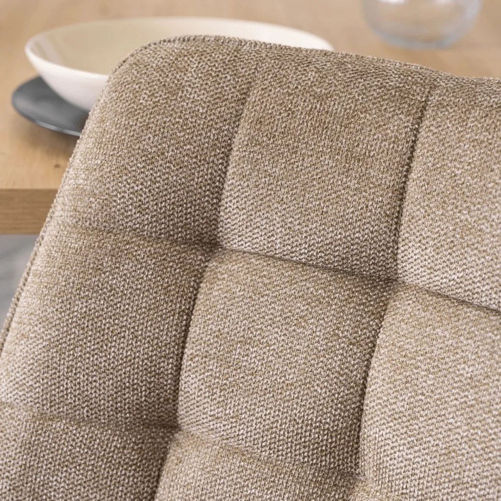 KATHY Kárpitozott Étkezőszék Sötét Bézs Színben