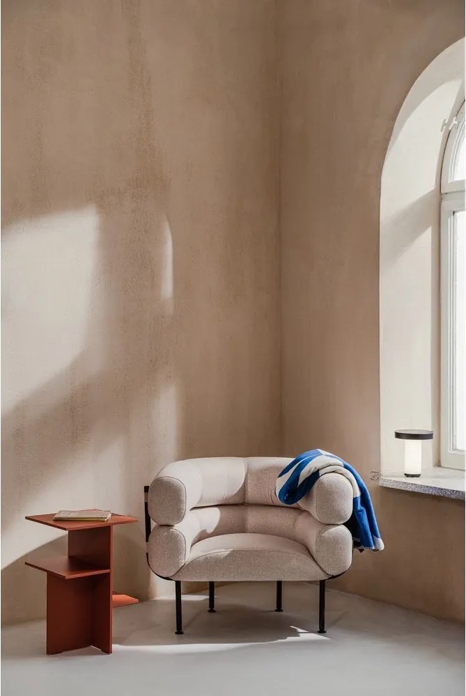 Terrakotta színű éjjeliszekrény Atik – noo.ma