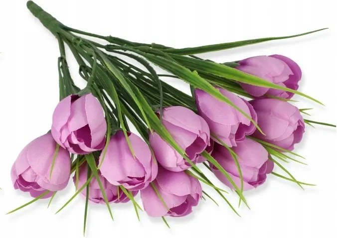 Krokodil művirág csokor lila-rózsaszín dekoráció kompozíció