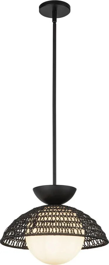 Elstead Lighting Perth ALM-PERTH-P-BK Függőlámpa 1x60W/E27 IP20