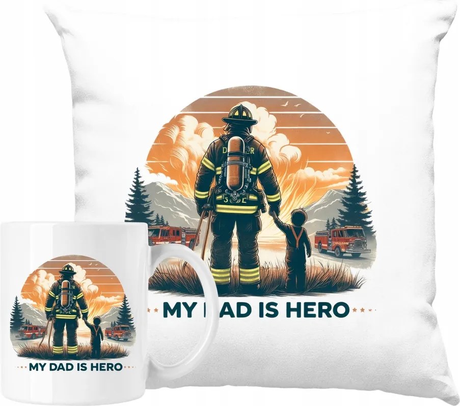 Bögre Szett Tűzoltó párna Mentő 9 Ötlet Ajándék