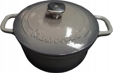 Öntöttvas fazék fedővel 2,8 l., Masterpro by Benedetta Parodi Ø 22 cm